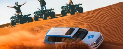 Dubai: Desert Safari, Quad Bike, Camel Ride & Al Khayma Camp