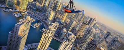 Dubai: Marina Ziplining Experience with Photos and Video